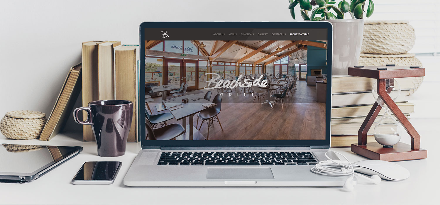 Beachside Grill bespoke website