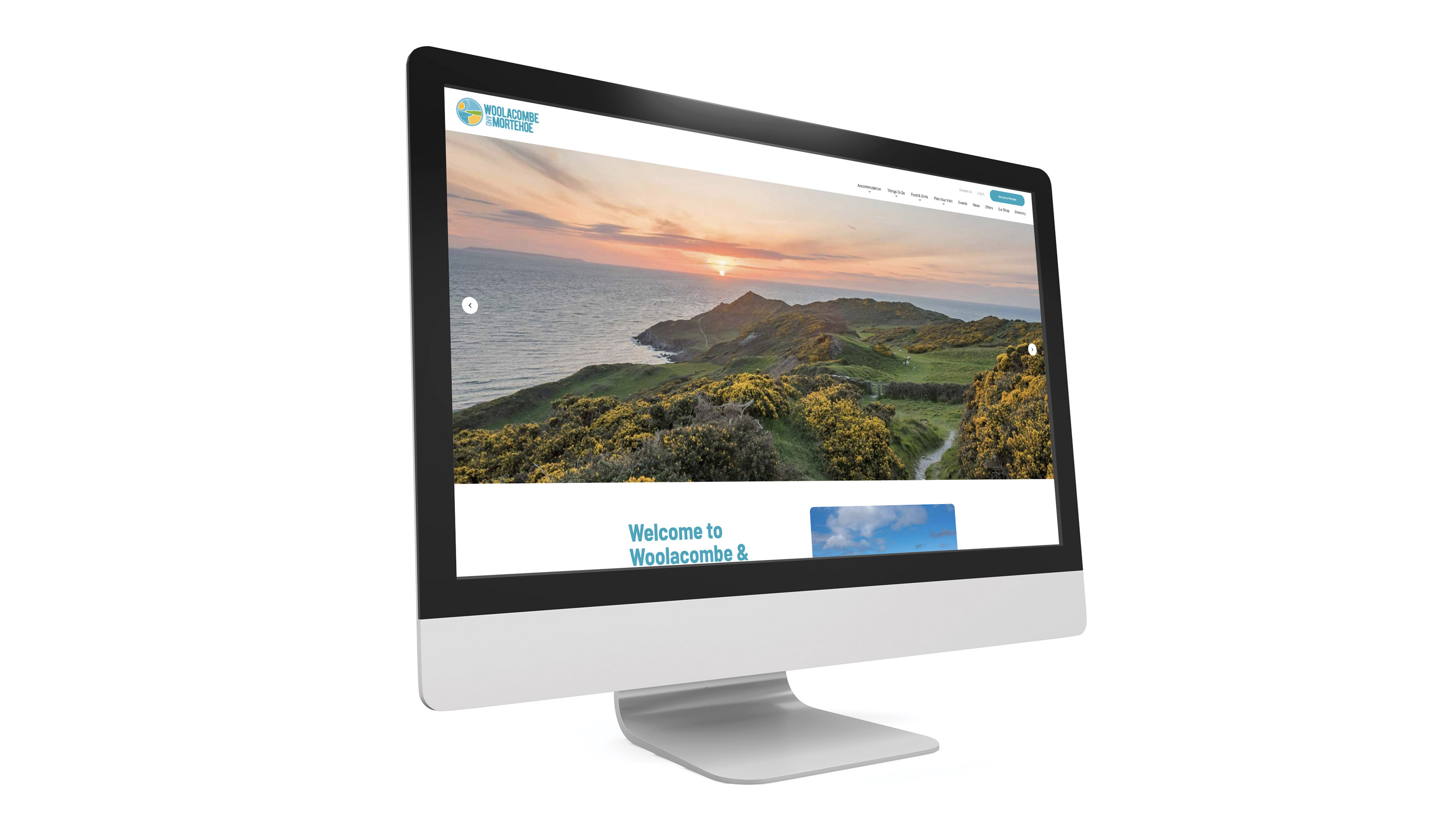 Woolacombe TIC website design and development by Inventive