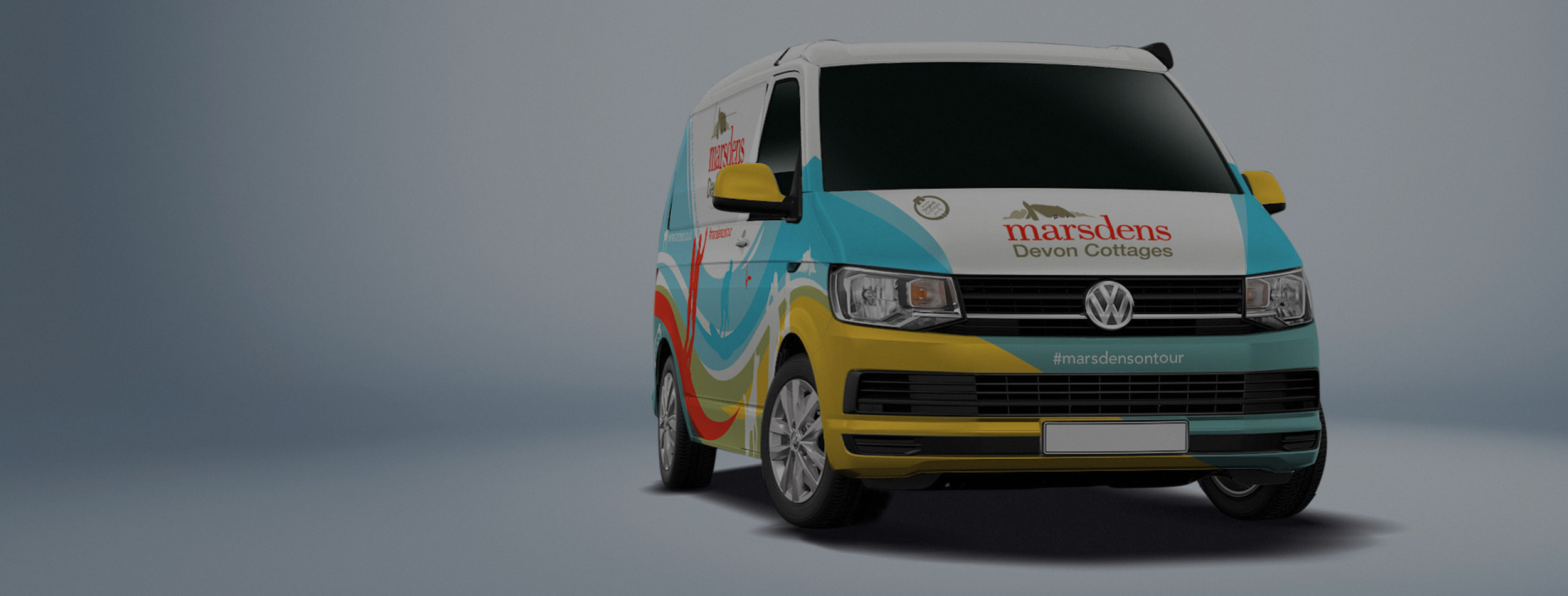 Marsdens Devon Cottages Custom Van Livery design by Inventive