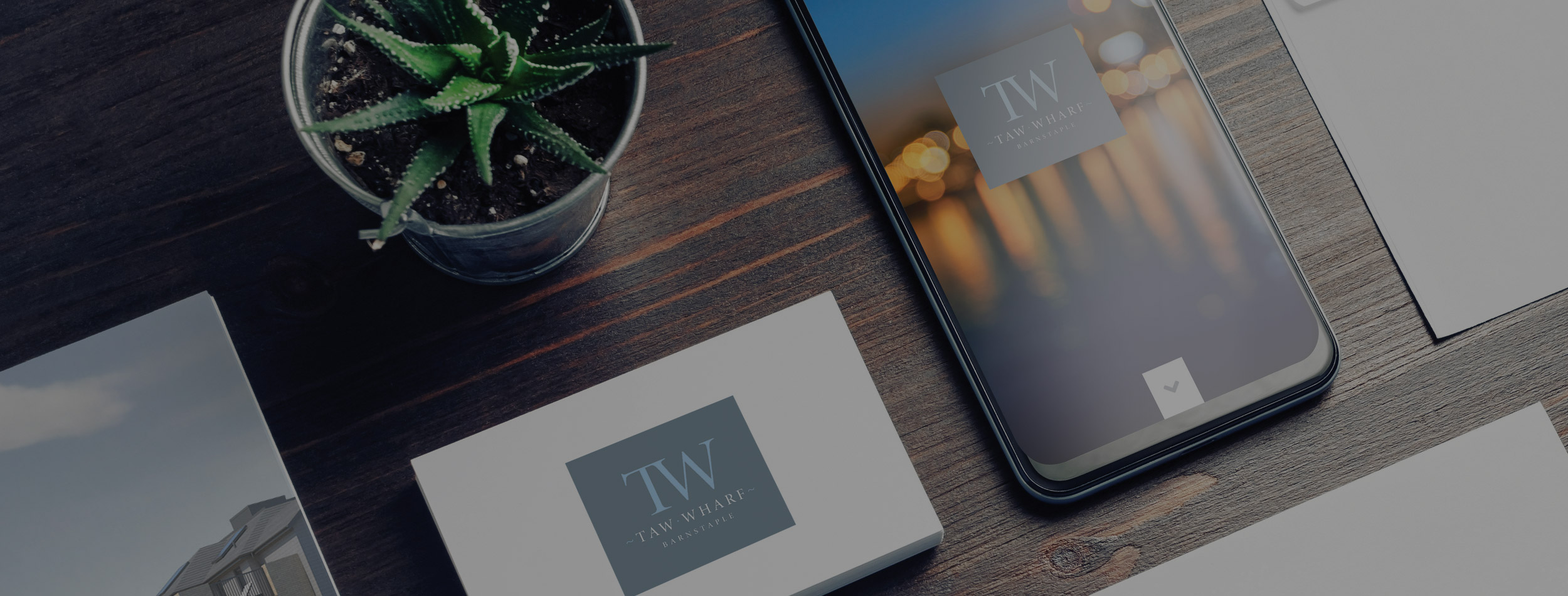Taw Wharf Development Anchorwood Bank Barnstaple Branding and Website by Inventive