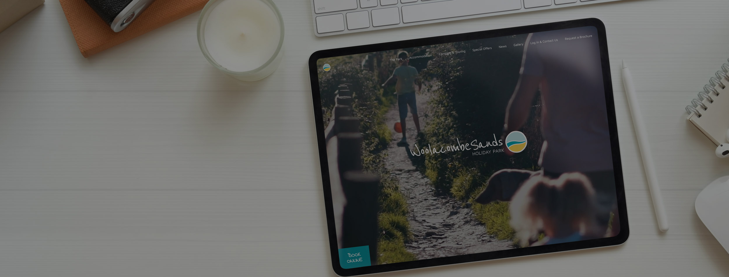 Woolacombe Sands Holiday Park Bespoke Website Design by Inventive