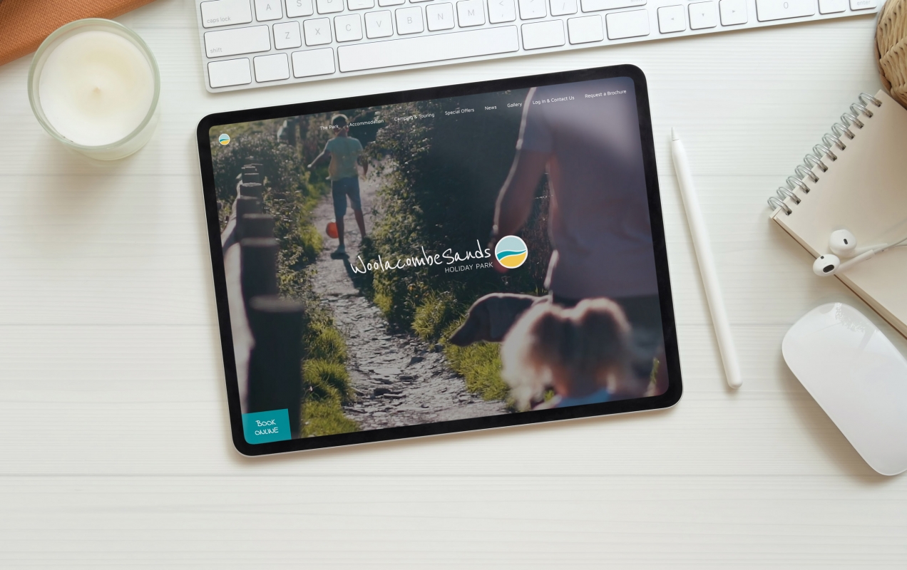 Woolacombe Sands Holiday Park Bespoke Website Design by Inventive