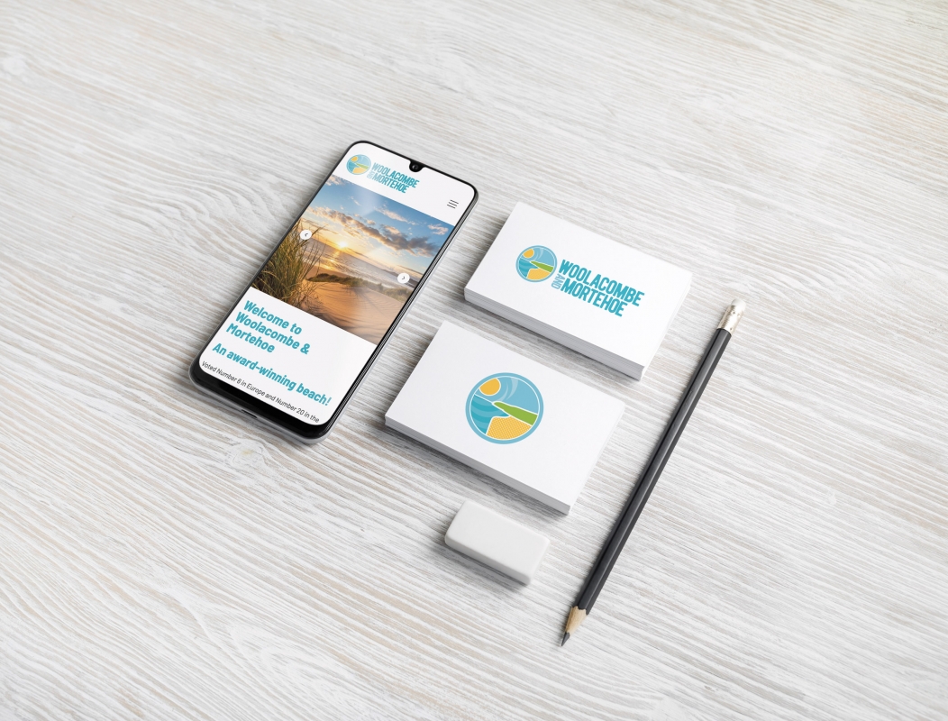 Woolacombe TIC website and branding by Inventive Design